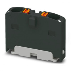 Blok rozdzielczy PTFIX 2X1,5 BK, czarne złącze przemysłowe - 2 punkty przyłączeniowe o przekroju 1,5mm2 /50szt./