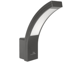 Lampa elewacyjna LED 800lm 10W IP54 kolor szary, kolor barwowy naturalny biały 4000K MCE343 GR