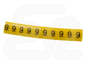 Oznacznik OZ-2/"9" do przewodów E04ZP-01020401000 ERGOM