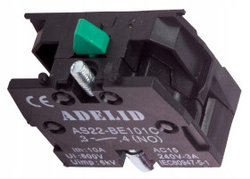 Styk pomocniczy do AS22 zwierny zielony XB2 NO Be101 CB-8874