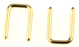 Miniaturowe gniazdo izolowane, Męski, Prosty, typ: Nieizolowane, 2-pinowe raster: 5.08mm, Złoto