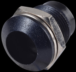 LEDIN800SW Installation socket, 8 mm, external reflector, black