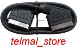 Przewód kabel EURO-EURO 3m 21pin scart-scart