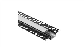 Profil Gps01 Podtynkowy Czarny + Klosz Transp. 1M