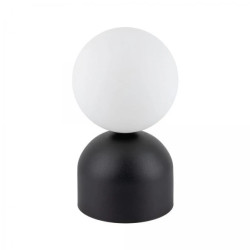 Lampka nocna z mlecznym kloszem MIKI BLACK 16044 TK Lighting