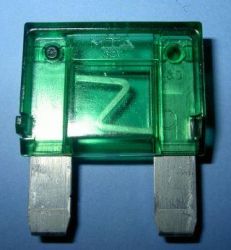 30A MAXI GREEN 6,8mm BEZP.PŁASKI