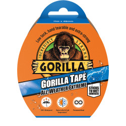 Gorilla Glue 3044020 Gorilla Tape All-Weather Extreme 48mm x 11m Black