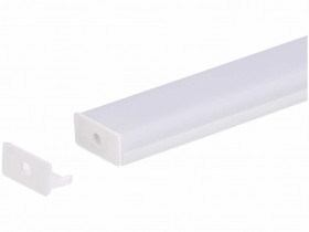 Zaślepka PCV Max biała z otworem