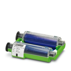 Wkład z atramentem, kolor: Niebieski, TMP-RIBBON 110 BU 100, Phoenix Contact