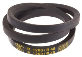 Pas napędowy, profil B, materiał: PET, guma, 17mm x 11mm x 1.21m, RS PRO