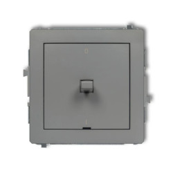 DECO Łącznik dwubiegunowego w stylu amerykańskim szary mat 27DWPUS-9
