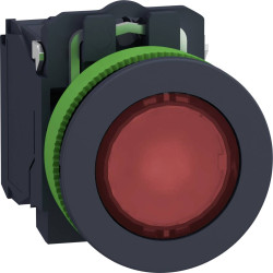 Schneider Electric XB5FW34G5 Przycisk podświetlany resetowalny 600 V 3 A 1 NO, 1 NC IP66, IP67, IP69, IP69K 1 szt.