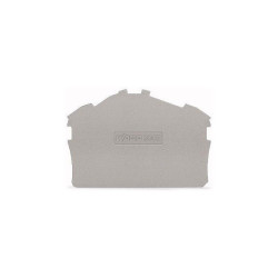 WAGO 2002-6391 0.8mm End and Intermediate Plate for 2002-6300 Series Grey