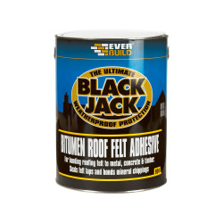 Everbuild 90401 Black Jack&#xAE; 904 Bitumen Roof Felt Adhesive 1 litre