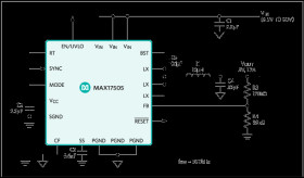 4.5V-60V, 1.7A, High-Efficiency, Synchronous Step-Down DC-DC Converter with Internal Compensation