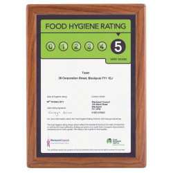 Metroplan Busygrip&#xAE; Wood Certificate Frames 297x210mm