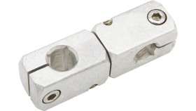 Akcesoria, Regulowany Dwukierunkowy Uchwyt Zaciskowy, 20X72x20 Mm, Aluminium,...