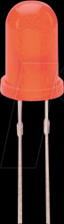 LED-5-RD-DIF LED, 5 mm, wired, red