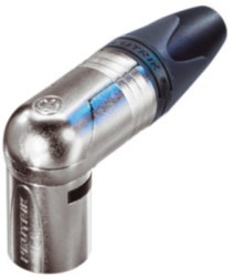 XLR plug, 5 pole, silver-plated, 1.0 mm², AWG 18, metal, NC5MRX