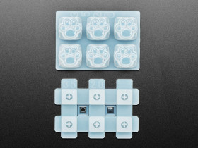 Kitty Paw Silicone Keycap Molds - MX Compatible Switches