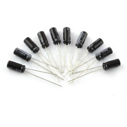 Kondensator elektrolityczny 100uF/25V 6x11mm 105C THT - 1000szt.