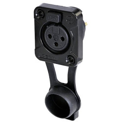 Rean RRX3F-Z-002-1 XLR Connector Socket 3 Pins Built-In 1pc