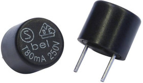 Belfuse MRT 2.5-BULK BEL Fuse Sicherung träge radial 2,5 A Bezpiecznik miniaturowy THT 2.5 A 250.0 V wolny -T- 100 szt.