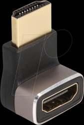 60085 HDMI adapter male to female 90° bottom 8K 60 Hz