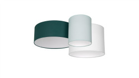 Lampa Wisząca Czarno-Biała Na Sześć Żarówek Z Serii Camina K-4748 Kaja Lighting