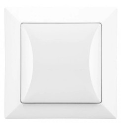 OPAL Łącznik dwubiegunowy z podświetleniem biały WP-9 Op/S