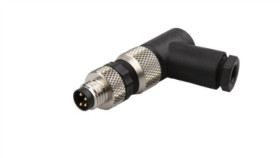 Złącze Kablowe Kątowe Połączenie Śrubowe Fi5mm 4A 60V -40-85Stc M8 Męskie...