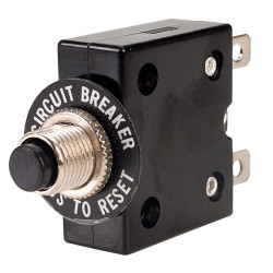 Techna T1610 Panel Mount Circuit Breaker 10A with Quick Connect Tabs