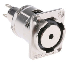 Złącze Jack 3,5 mm Żeński Stereo Montaż na panelu