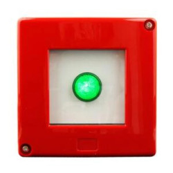 Lampka sygnalizacyjna zielona w obudowie czerwonej W0-LSO-ZC