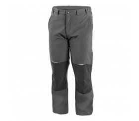 ELDE Spodnie robocze Softshell grafit L (tworzą zestaw z kurtką INN) HT5K357-L