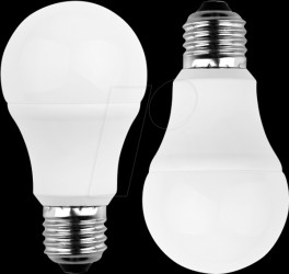 49797 LED lamp E27, 8 W, 810 lm, 4000 K, twin pack