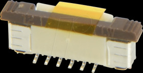 Z53-12-11110 SMD ZIF plug 12pin RM0.5 top entry