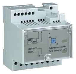 Timer Relay 130V Schneider Electric 0.5 - 3s LV833681