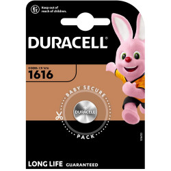 Duracell DL1616 Lithium Coin Cell Battery CR1616 3V - Pack of 1