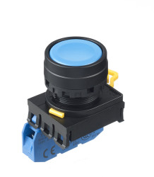 Kompletny układ przycisku SPST średnica wycięcia 22mm, montaż panelowy Idec