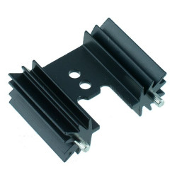 TO220 Extruded Heatsink with Lugs 25.4mm 12.6K/W