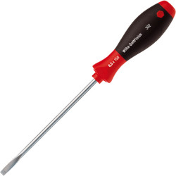 Wiha 00696 SoftFinish&#xAE; Slotted Cabinet Screwdriver Blade Width 4.0mm