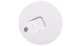 Berker R.1/R.3 Element Centralny Z Zasuwą Chroniącą Przed Kurzem Biała 11702089