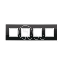 Ramka ozdobna Eikon Evo, 2+2+2+2M, Black Diamond, 21669.76