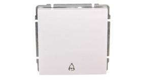 Kos66 Przycisk /Dzwonek/ Biały 660414