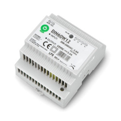 Zasilacz DIN60W12 na szynę DIN - 12V/5A/60W