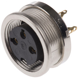 Gniazdo Din 3 -pinowe Żeński Montaż na panelu 250 V AC