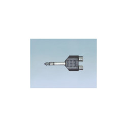 Rozgałęźnik wt.6.3 st-2*gn.RCA adapter jack