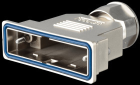 15-004830 D-sub hood, 25-pin, metallised plastic