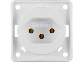 Integro Flow Gniazdo z uziemieniem "Szwajcaria" typ 13 biały 962492502 HAGER